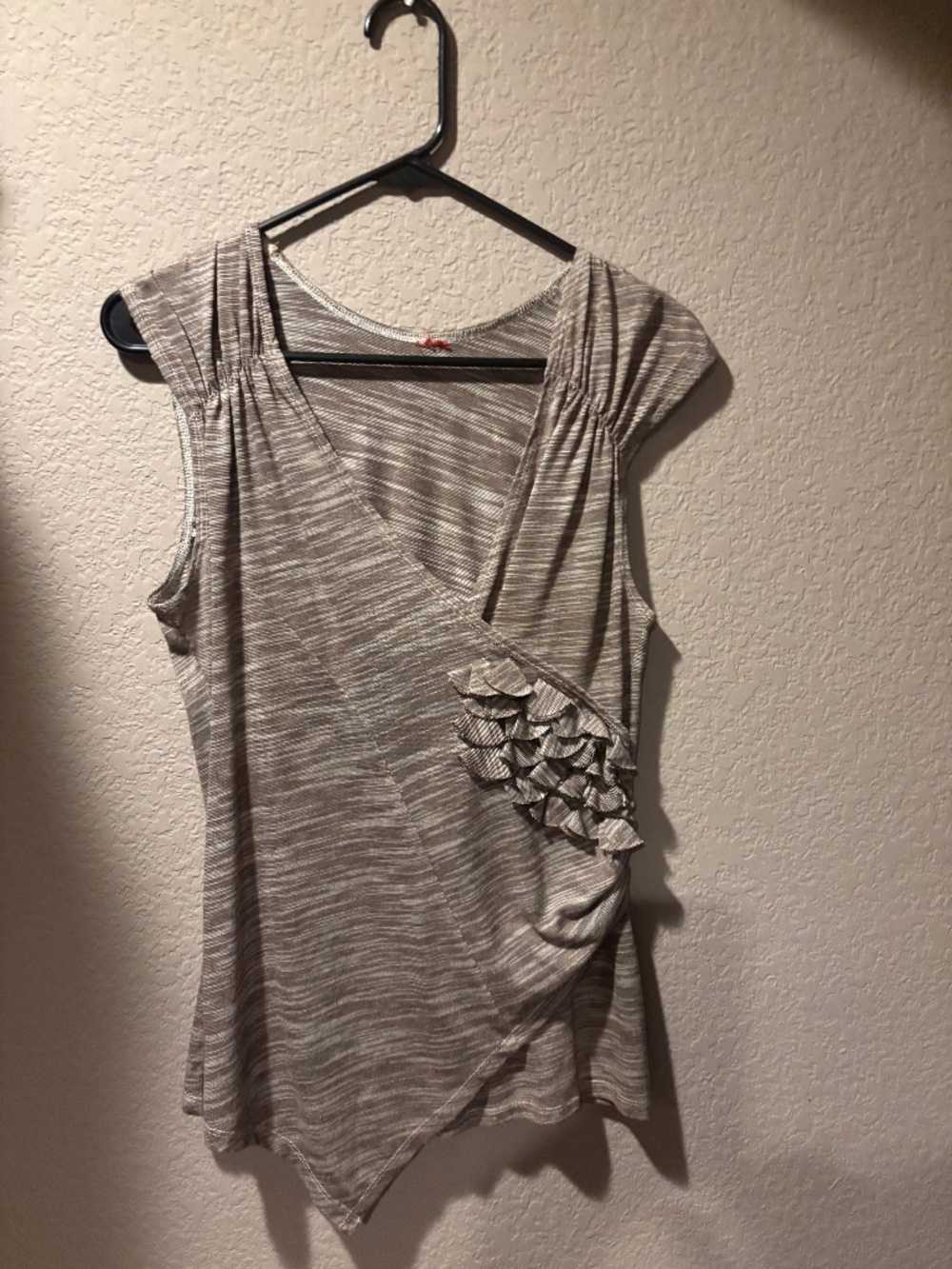 Asymmetrical Floral Top